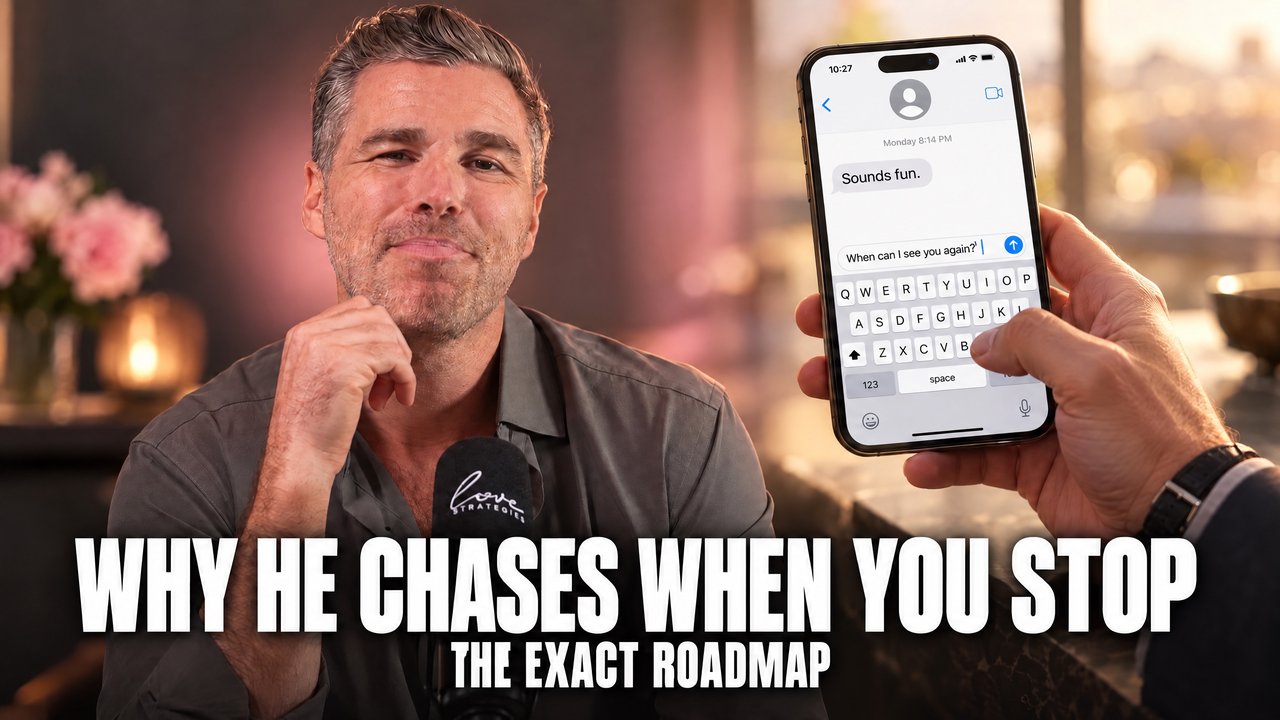 7 steps to attract high quality men: Love Strategies coach explains why he chases when you stop